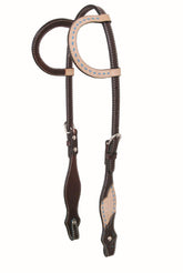 Rough Out & Buckstitch Double Ear Headstall - FG Pro Shop Inc.